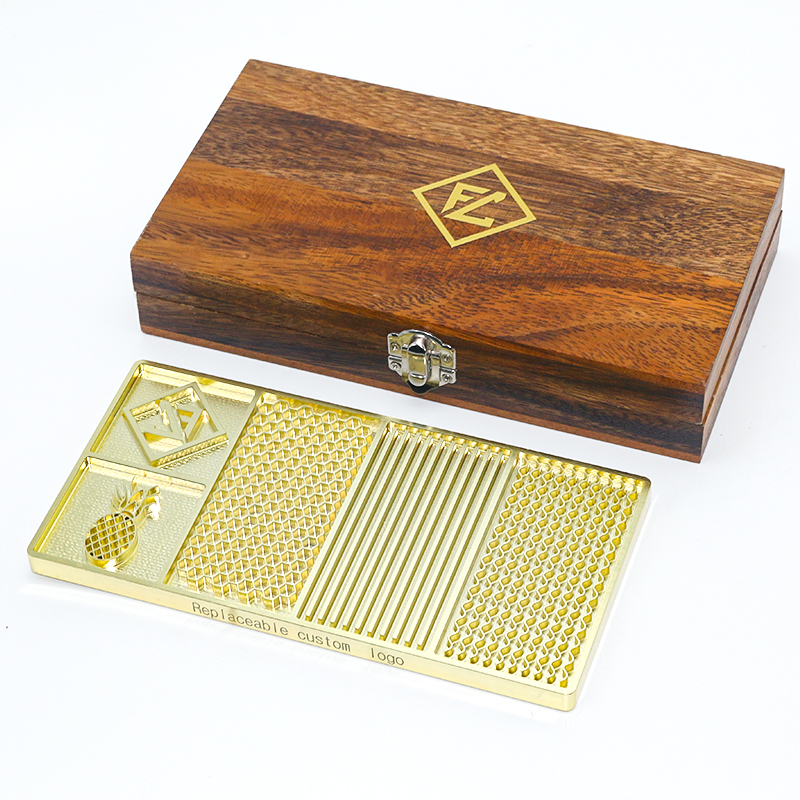 Ice Design Tray – Personalized Brass Plate with Custom Logo Stamp for Bar Tools - Image 2