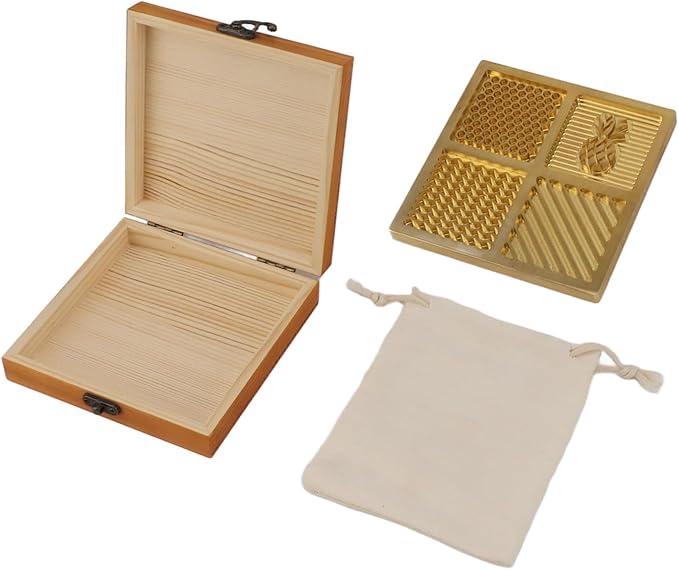 Ice Design Tray – Small Ice Cube Mold with Custom Brass Stamp for Whiskey & Cocktails - Image 8